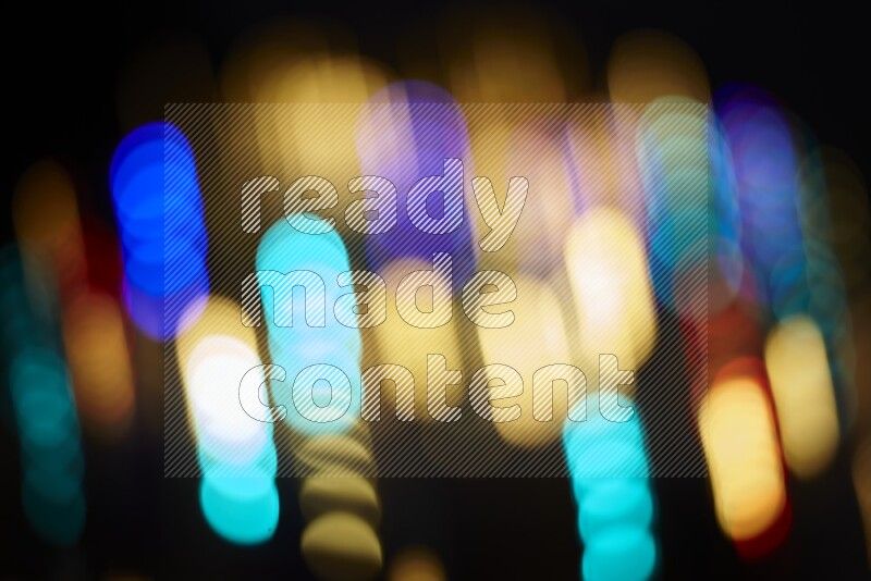 Abstract bokeh light in multicolor