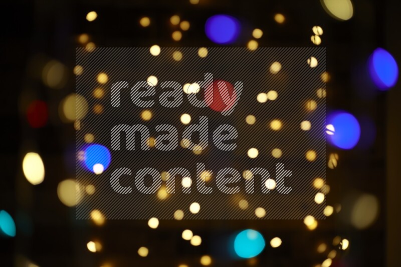 Bokeh light in multicolor