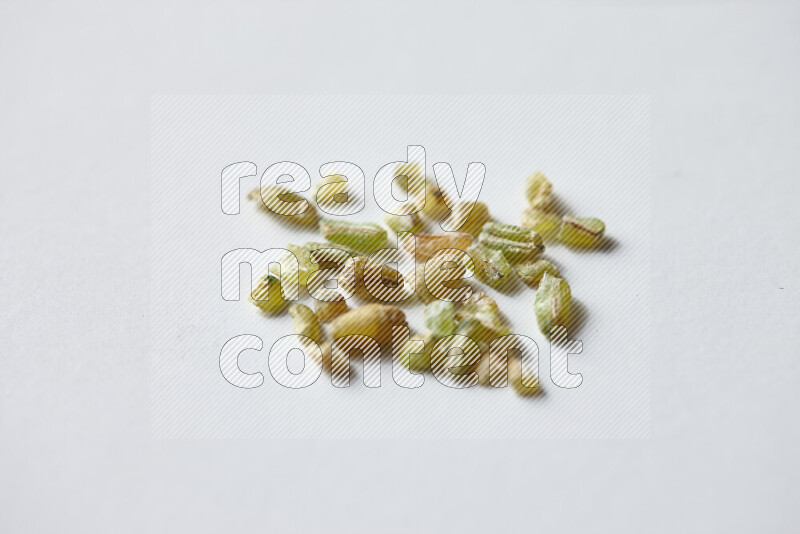 Freekeh on white background