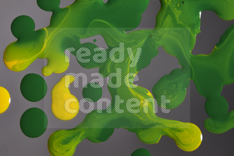 Abstract colorful background with mixed of green and yellow paint colors