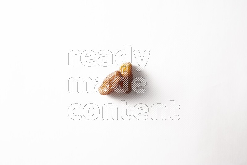 Dates on white background
