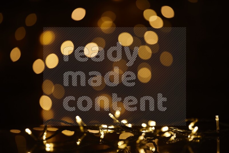 Bokeh light in yellow