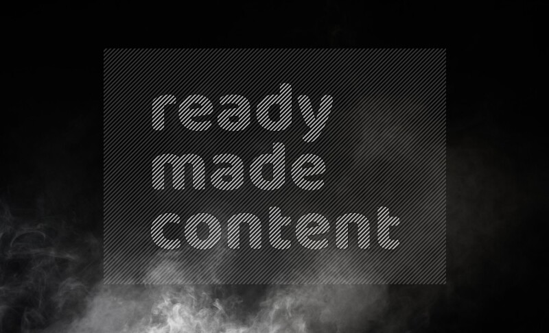 irregular white smoke on black background.