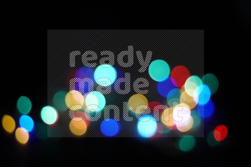 Bokeh light in multicolor