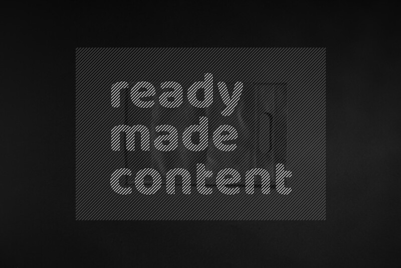 Fabric bags texture on black background