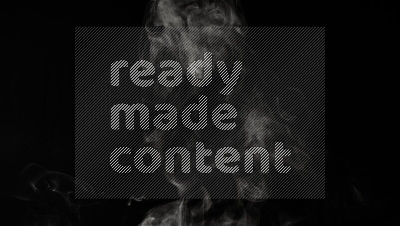 irregular white smoke on black background.