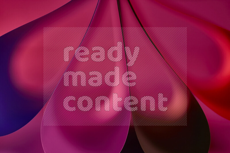 فن تجريدي يعرض منحنيات وتدرجات اللون مكونه بضوء ملون