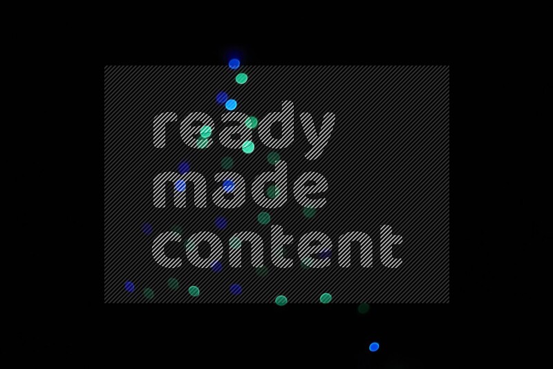 Bokeh light in multicolor