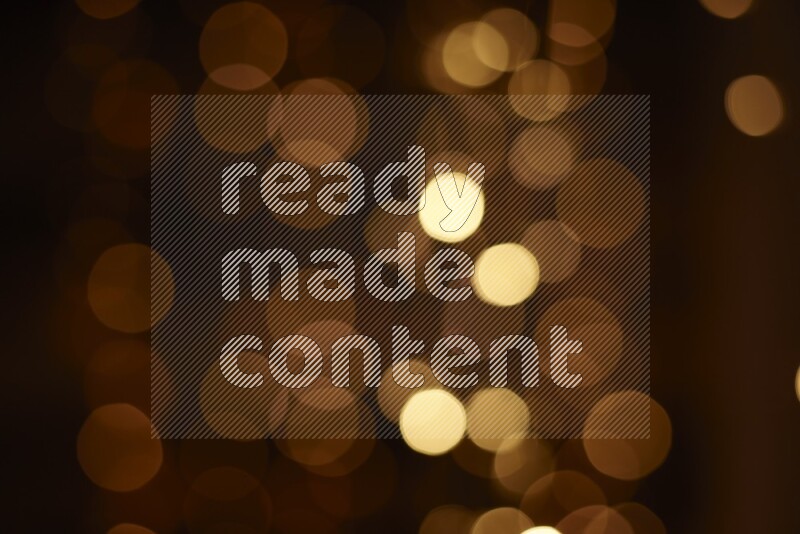 Bokeh light in yellow