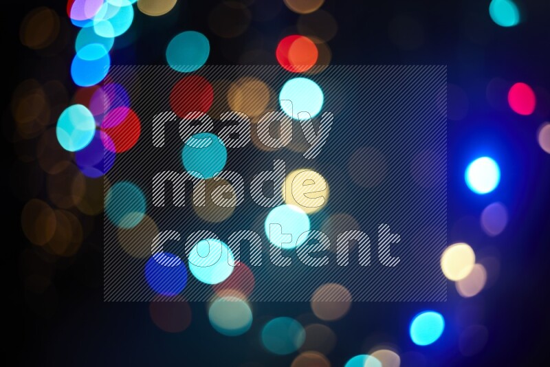 Bokeh light in multicolor