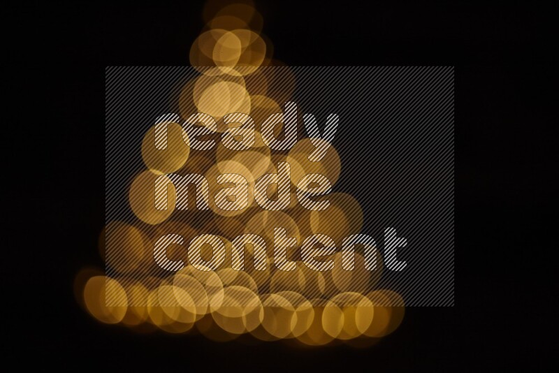 Bokeh light in yellow