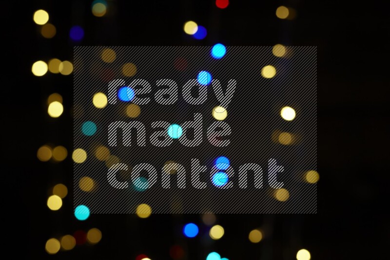 Bokeh light in multicolor