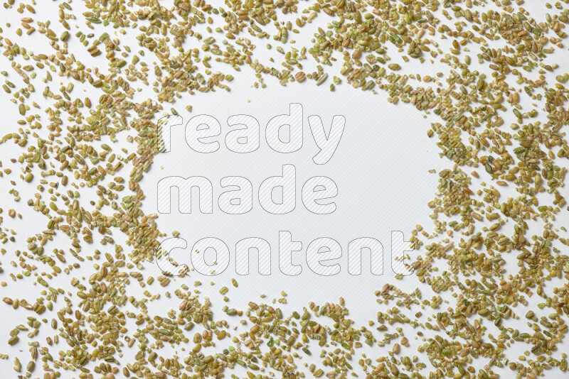 فريك علي خلفية بيضاء