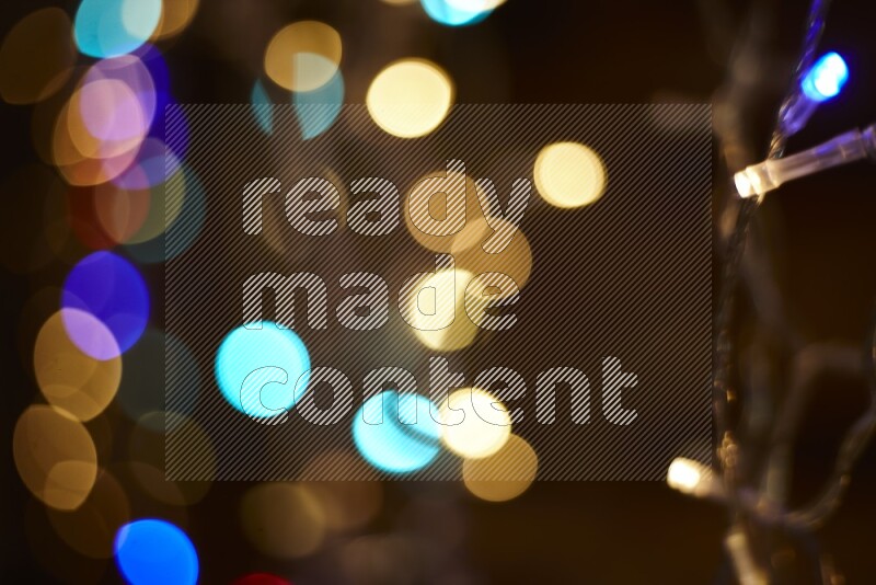 Bokeh light in multicolor