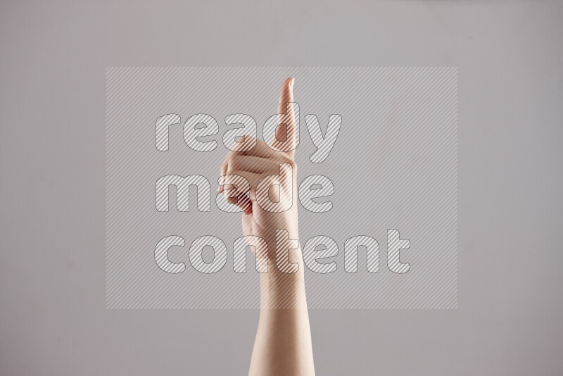 Woman hands gesturing sign language