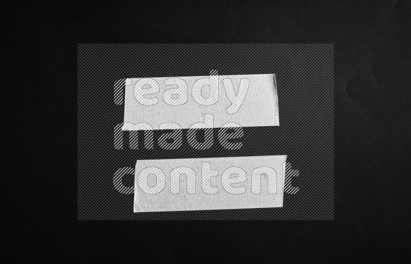 Duct tape on black background
