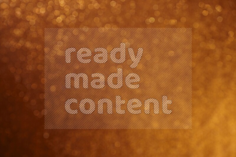 Orange glittery bokeh background