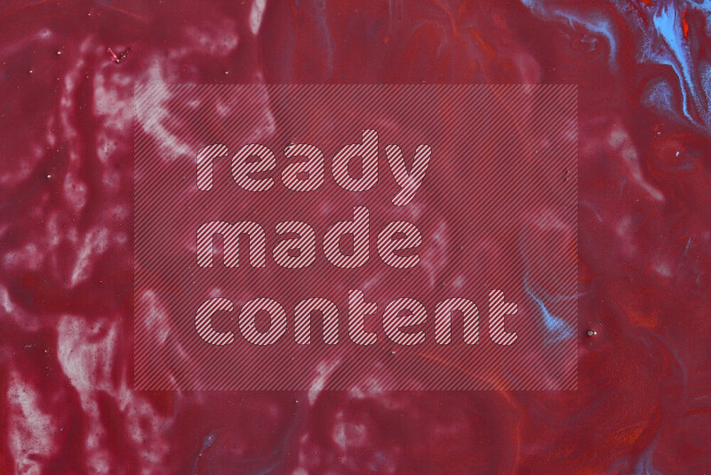 Close-ups of abstract red paint texture in different shapes