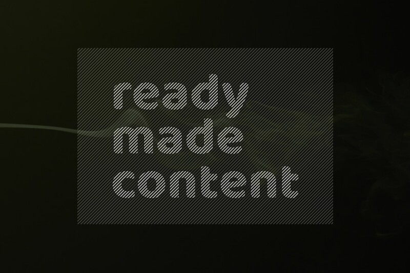 Wavy smoke motion in green