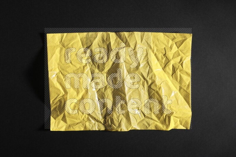 Colored plastic textures on black background