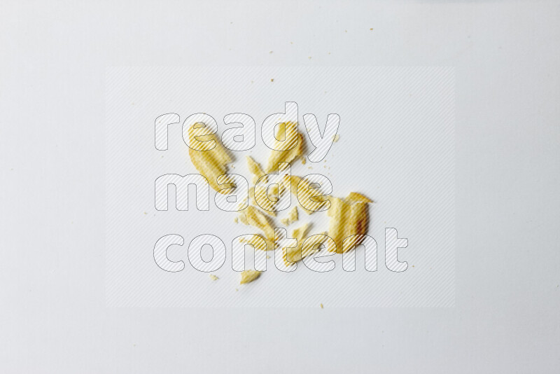 Chips snacks on white background