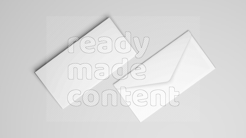 Corporate Stationery Elements, Blank White Textured Brand ID, On White Background