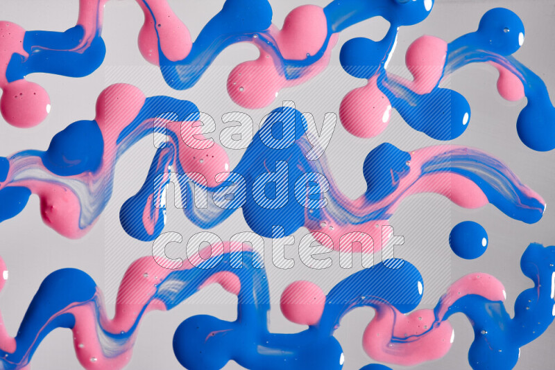 Abstract colorful background with mixed of pink and blue paint colors