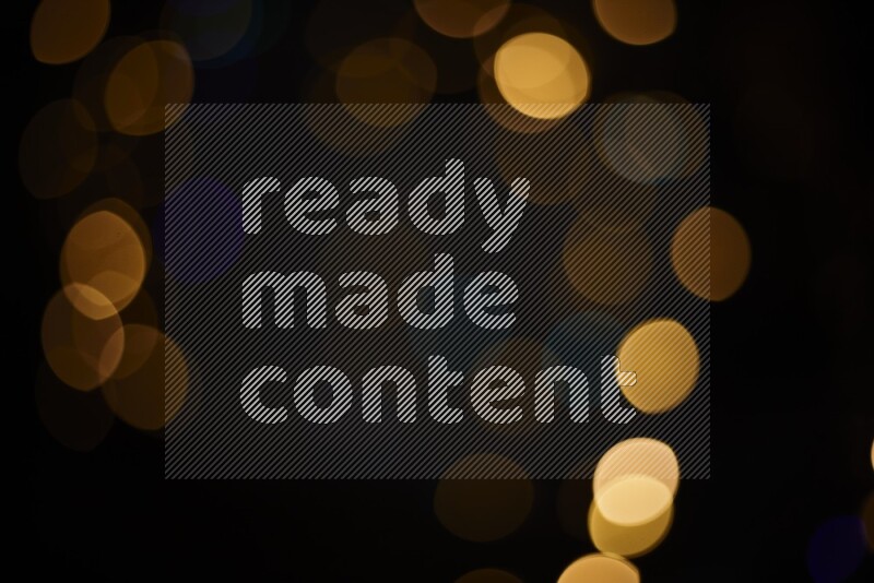 Bokeh light in yellow