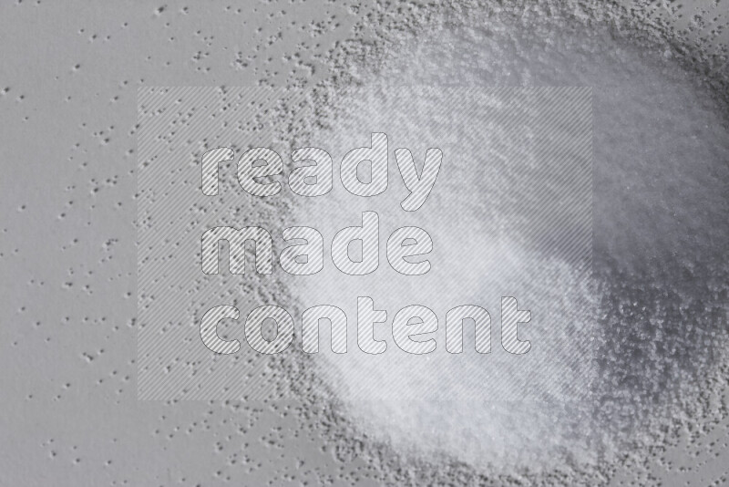 A bunch of fine table salt on white background