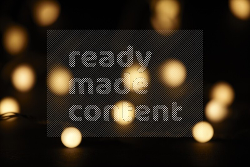 Bokeh light in yellow