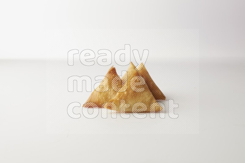 sambosas on a white background