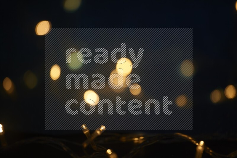 Bokeh light in yellow