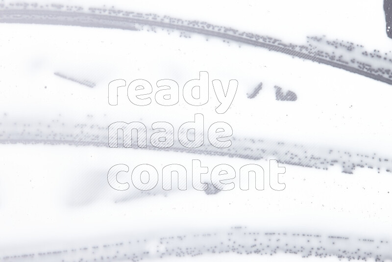 Close-ups of abstract white paint texture in different shapes