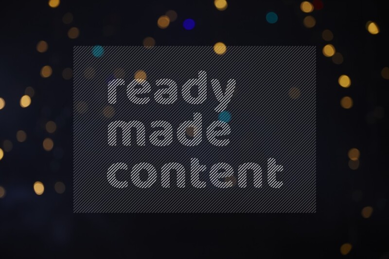 Bokeh light in multicolor