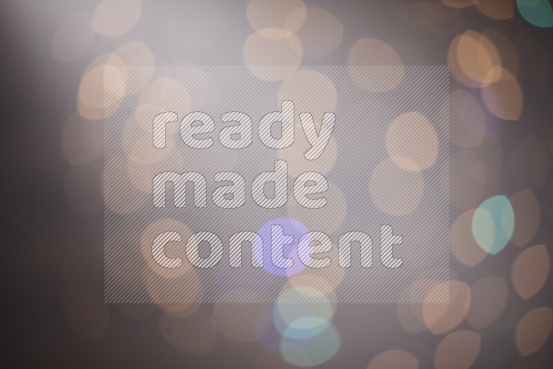 Abstract bokeh light with flare haze