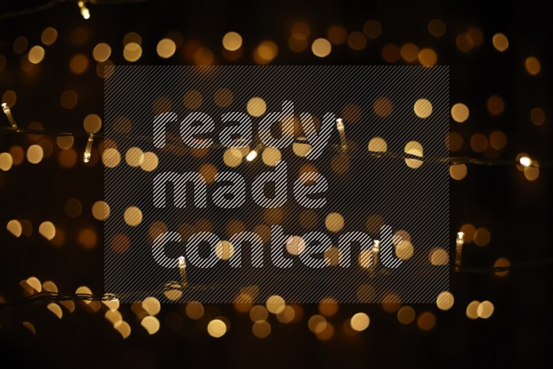 Bokeh light in yellow