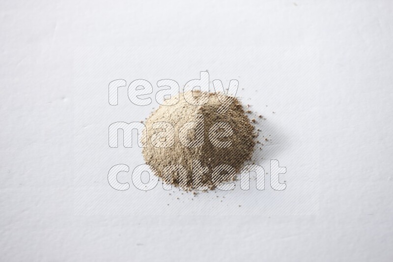 white pepper powder on white flooring