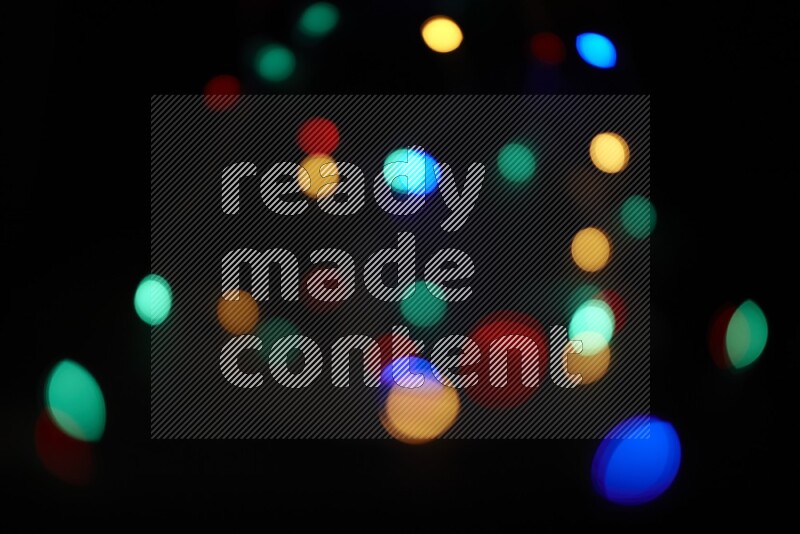 Bokeh light in multicolor