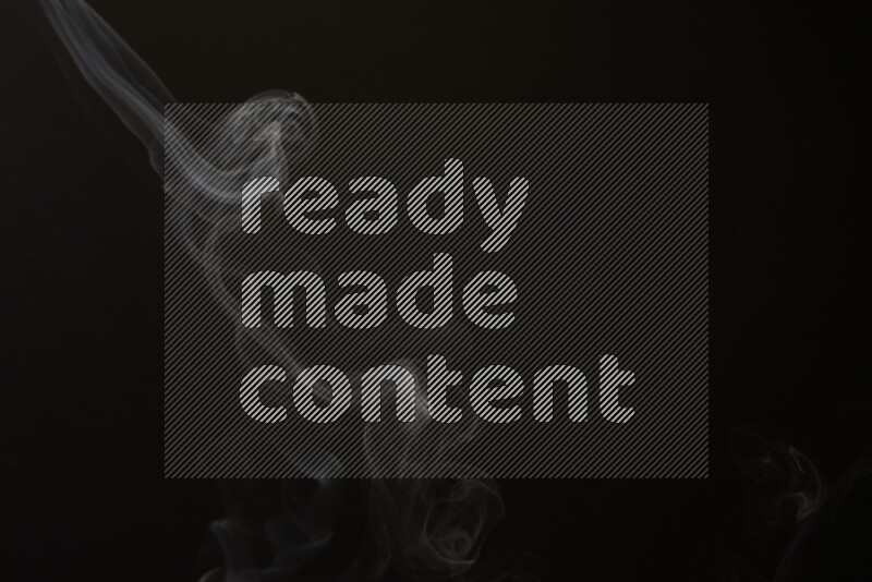 wavy smoke motion in yellow