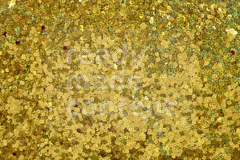 Multicolored flat sequins on grey background