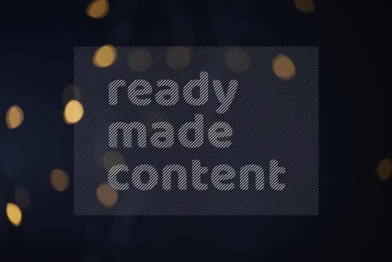 Bokeh light in yellow