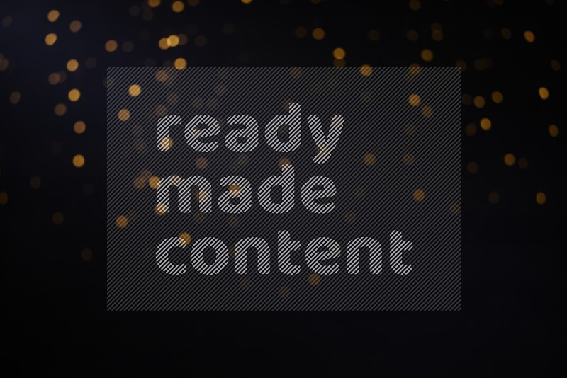 Bokeh light in yellow