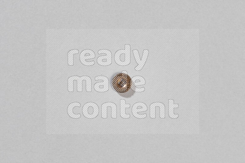 A button on grey background