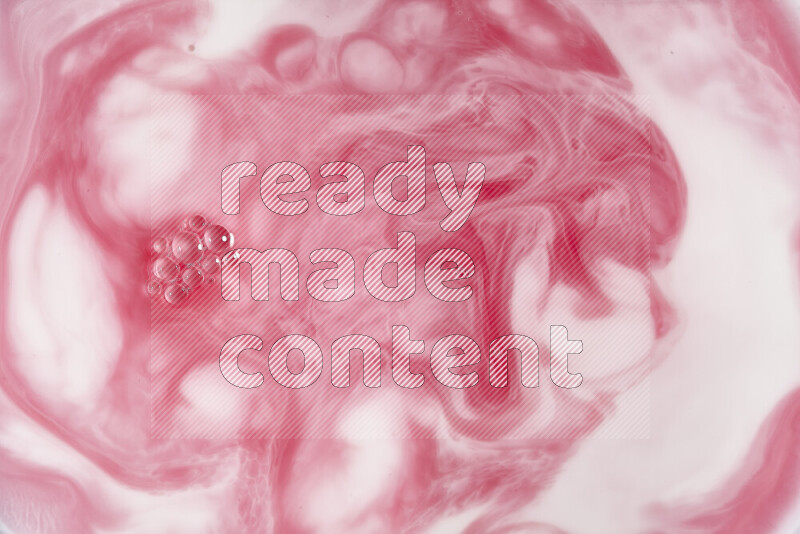 لقطة مقربة لأنماط دوامية باللون الأحمر والأبيض