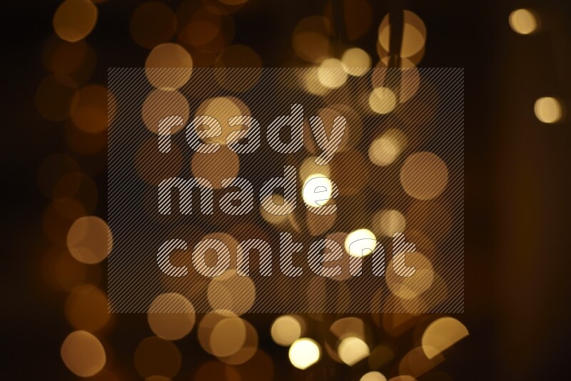 Bokeh light in yellow