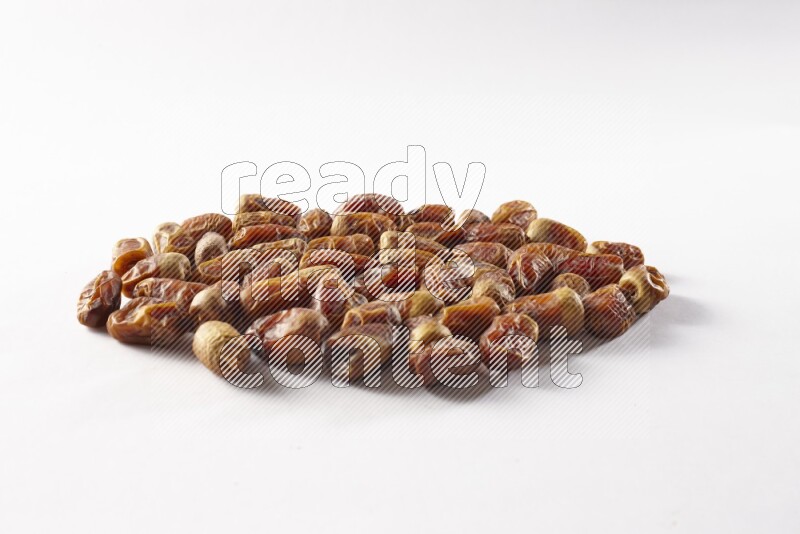 Dates on white background