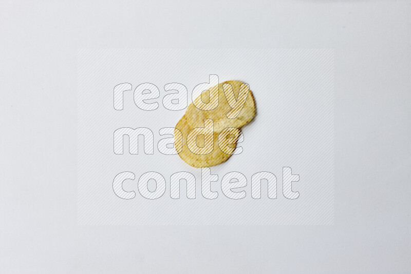 Chips snacks on white background