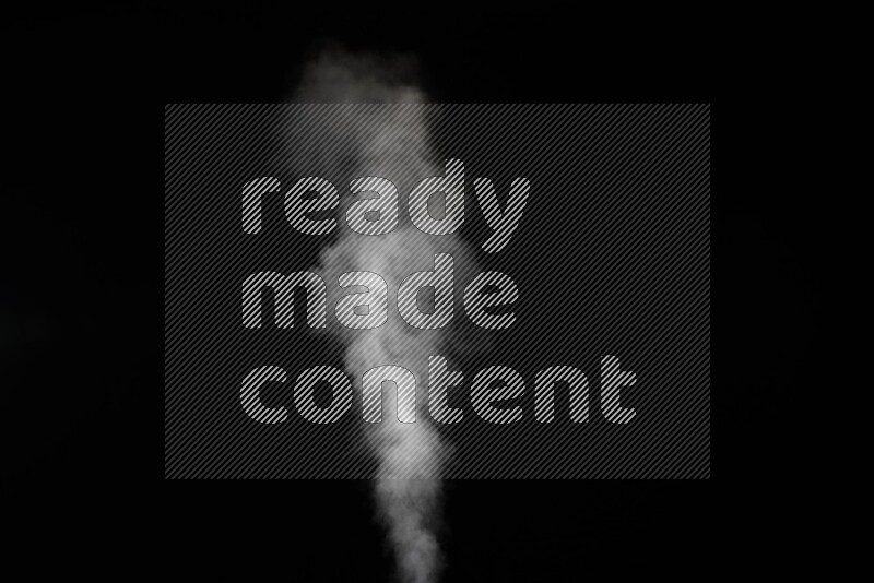 irregular white smoke on black background.
