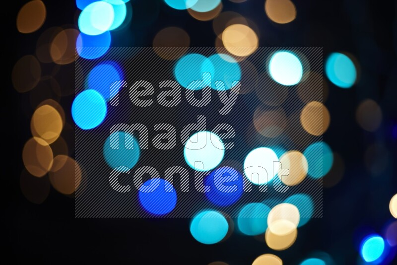 Bokeh light in multicolor