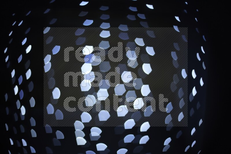 Bokeh light in geometric shape